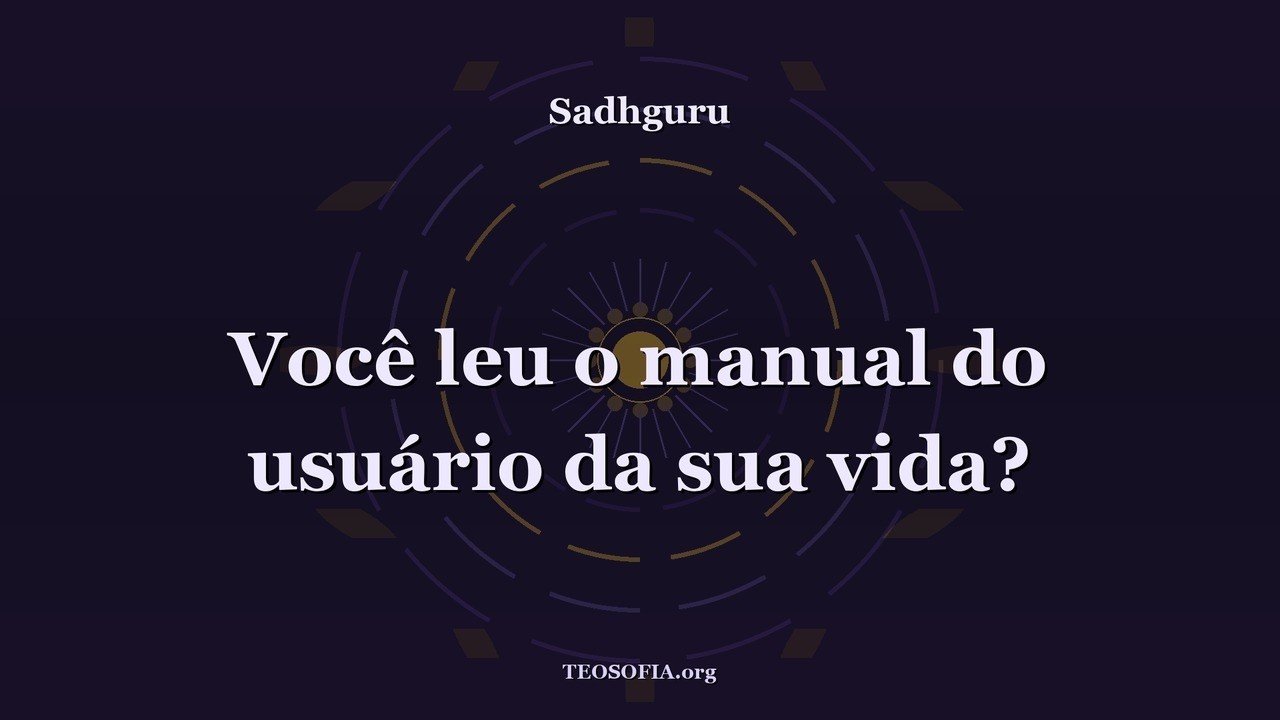 Thumbnail — Como ter clareza mental? O segredo está dentro de você - Sadhguru