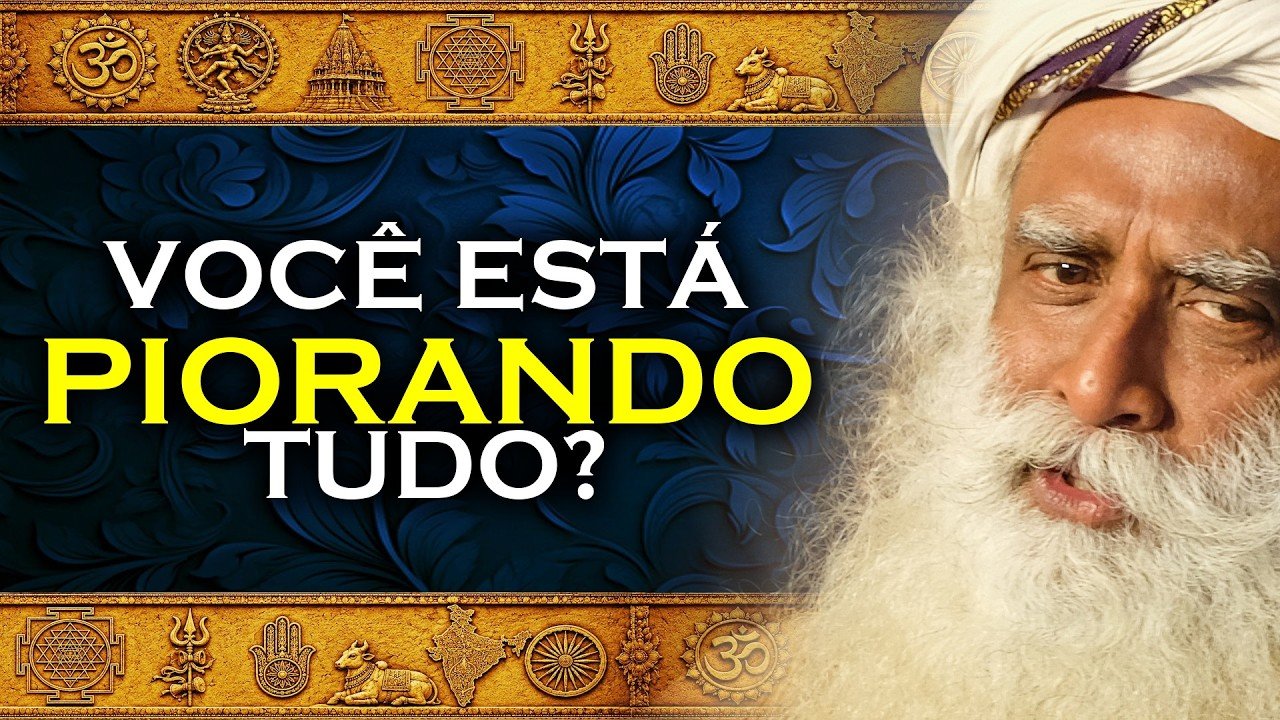 Thumbnail — Pare de Competir com o Universo e Viva Melhor - Sadhguru